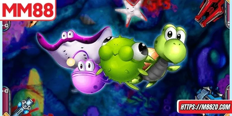 Sảnh bắn cá MM88 được nhiều người ưa chuộng